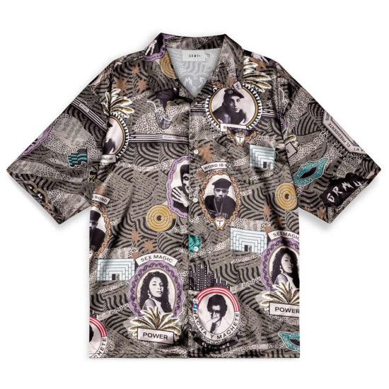 Grimey Unisex πουκάμισο Supastar Satin Button Up Shirt